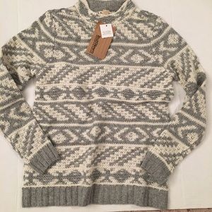 NWT Ruff Hewn Winter Gray Heathered Sweater Size S